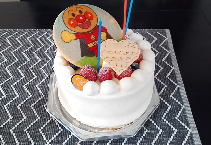アンパンマンケーキで3歳の誕生日祝い Kurapi 暮らぴ くらぴ