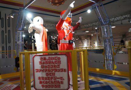 アトラクションで貯めたポイントでメダルをゲット
