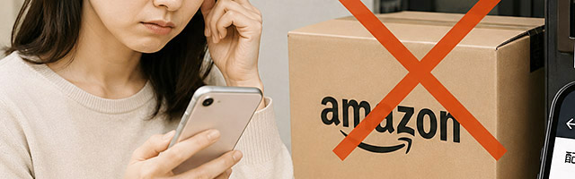 Amazonで「お客様の荷物は、輸送中に発生した問題の影響~」の対処法