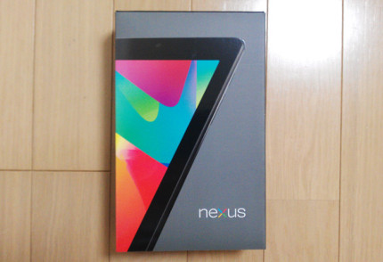 Google Nexus7 旧型（2012）