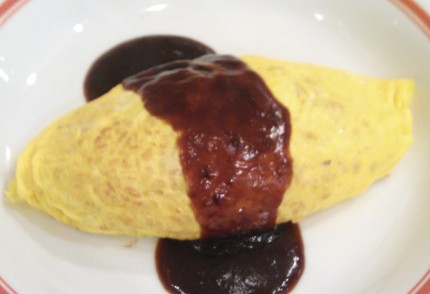 風味豊かなデミグラスソースオムライス　SSサイズ（980円）